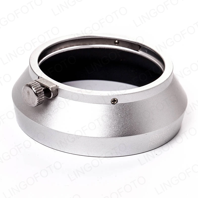 Metal Lens Hood LH-48B for Olympus M.ZUIKO DIGITAL 17mm f1.8 Silver