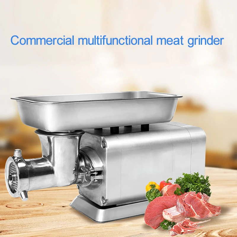 Meat Grinder Electric Meat Grinder Commercial Meat Grinder Stainless Steel Meat Grinder Automatic Meat Froth Machine 750W 1300W
