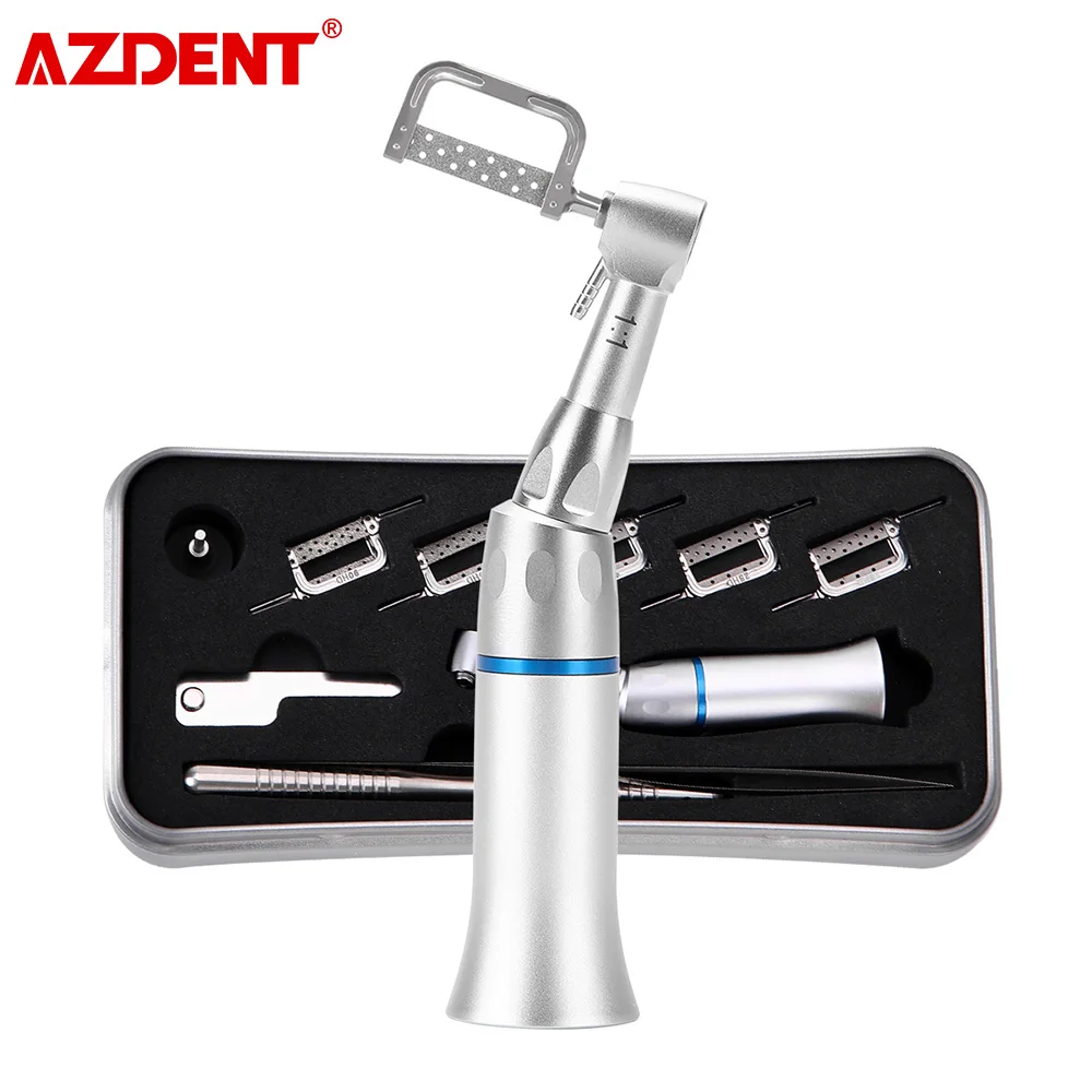 AZDENT Dental Handpiece Kit for Finishing Pre Polishing 1:1 Reciprocating Interproximal Strip Contra Angle with 10pcs Strips