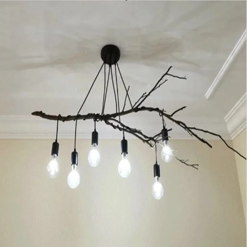 

Black Spider Chandelier Lighting For Shopping mall Kitchen Dining room loft Vingtae chandeliers Cafe Bar Clothing Hanging Light