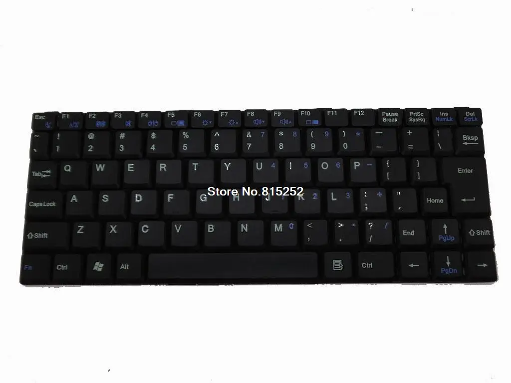 Netbook Keyboard XZJPN236ABJ000 United States US Black