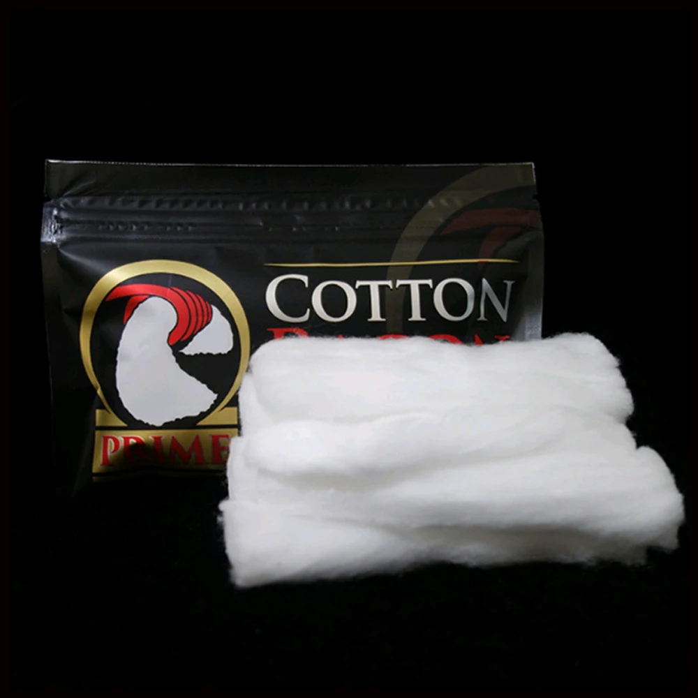 10 Pak 2.0 Katun Bacon Vape Kapas Bacon Rokok Elektronik Cocok untuk RDA RTA RBA Tangki Penyemprot Vaporizer E-rokok Pod Mod