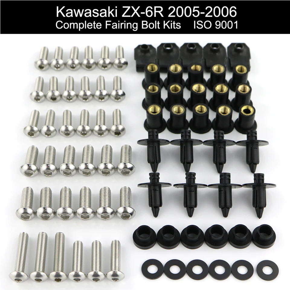 Fit For Kawasaki ZX6R ZX-6R 2005 2006 Motorcycle Complete Full