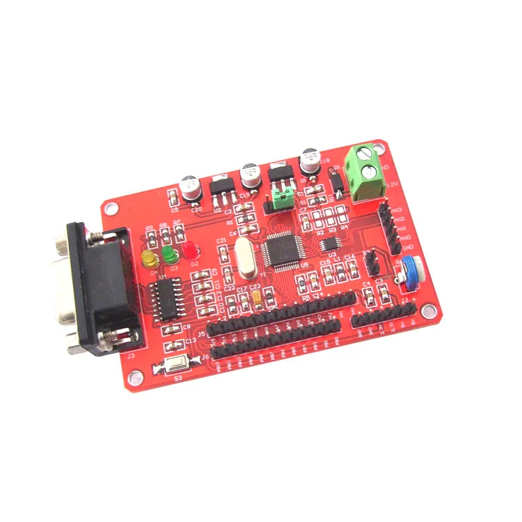Módulo de aquisição ad, 4 canais, 16 bits, conversão adc, saída de porta serial, analógico para digital, placa de desenvolvimento, microcontrolador