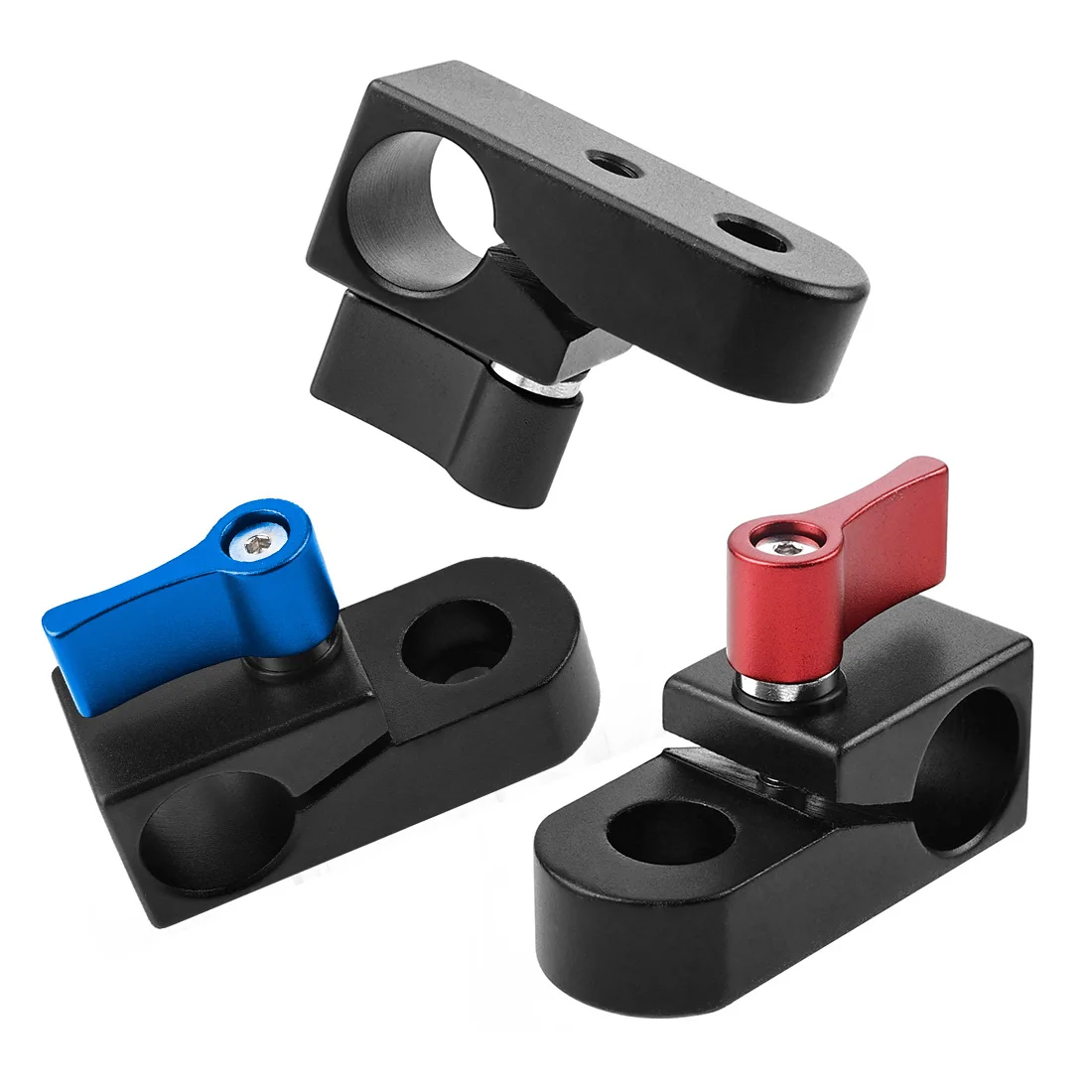 15mm Stangen schienen halterung Klemm halterung Adapter für oberen Griff Griff DSLR Kamera Käfig Rig Griff Schraube Verlängerung Käse halterung – Detail 2