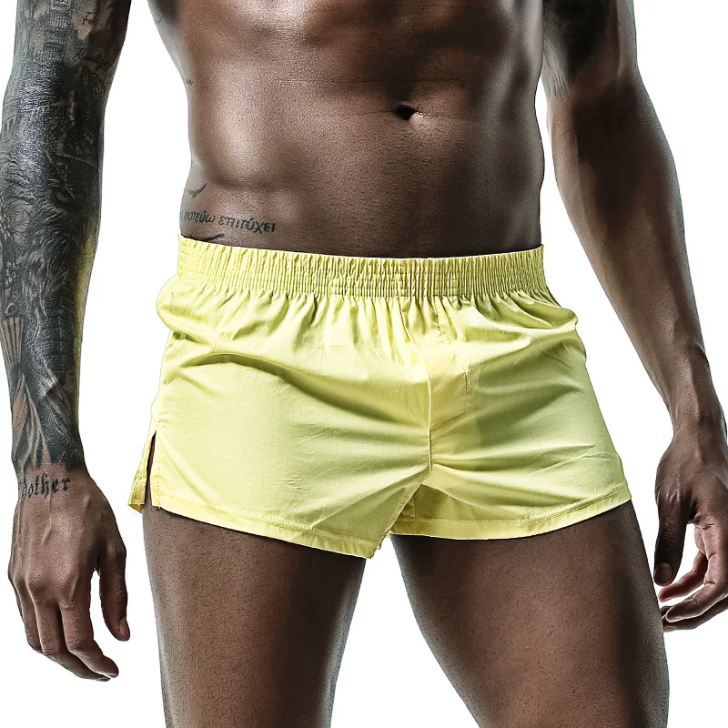 Men Causal Boxer Shorts Cotton Underwear Seamless Trunks Calsoncillos Hombre Sports Workout Panties Sleep Bottoms Boxershorts