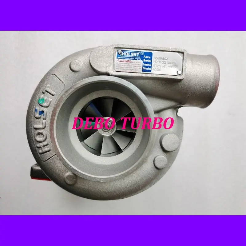 NEW HX30 3539846 3539803 6732-81-8100  Turboc Turbocharger for KOMATSU PC100 PC120-6 PC128 Excavater S4D102 4BT 3.9L