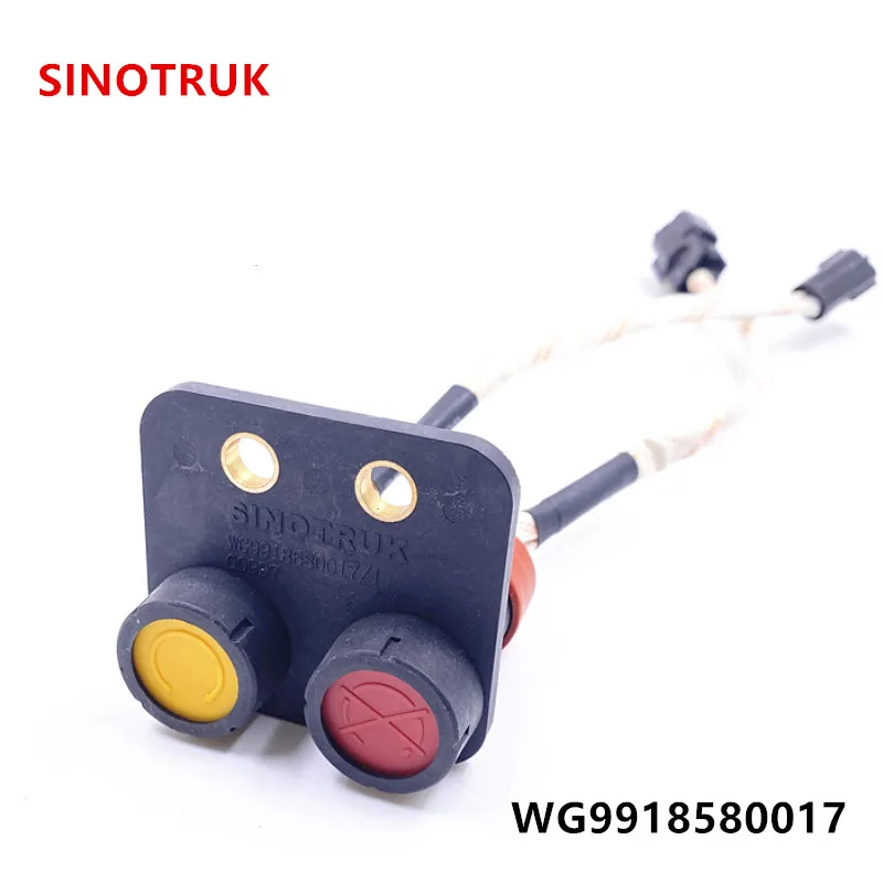 

WG9918580017 button switch Sinotruk Howo A7 T7H dump truck muck truck engine start switch under car start/stop stop switch