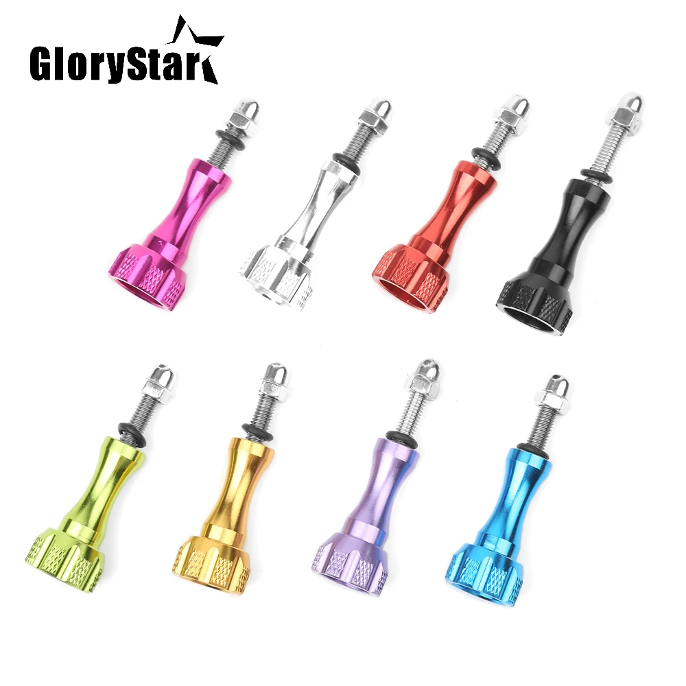 Nakrętka ze stopu aluminium do mocowania śrubą kciuka do GoPro Hero fusion max Xiaomi Yi Lite 4K SJCAM SJ7 H9 Sony do Go Pro osmo Akcesorium