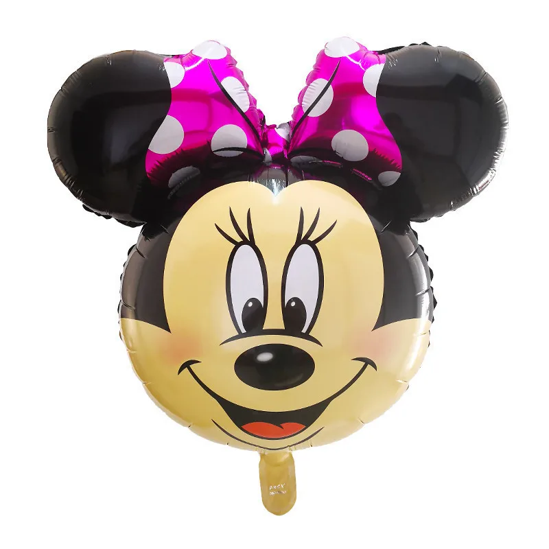 10/30/50pcs Mickey Minnie Head Foil Helium Balloon Inflatable Air Globos Baby Shower Birthday Wedding Party Supplies Kid\'s Toys