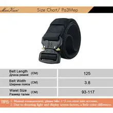 Military Tactical Belt Men Nylon Metal Buckle #5