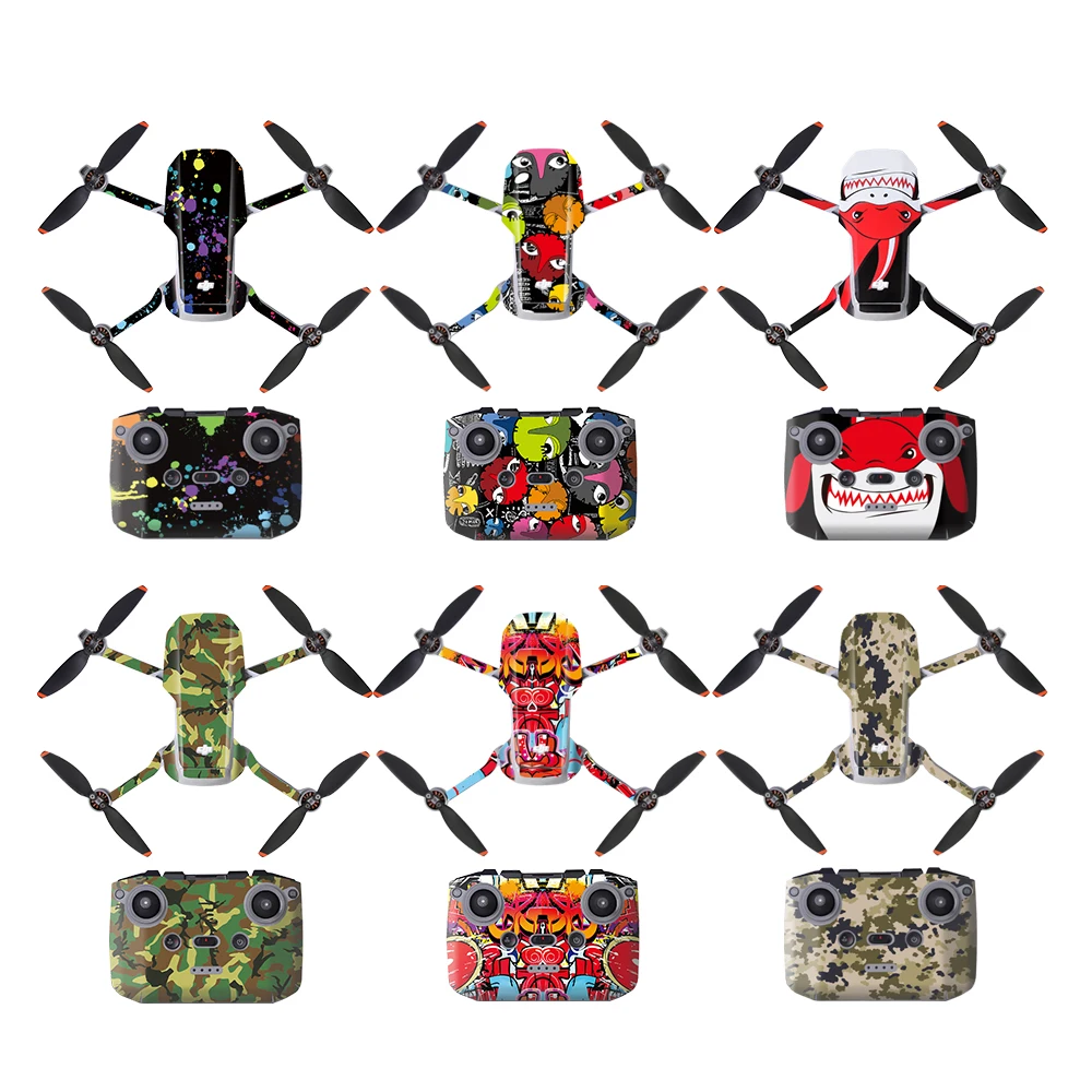 Protective Film PVC Stickers for Mavic Mini 2 Colorful Waterproof Scratch-proof Decals Full Cover Skin for DJI Mavicmini Accesso