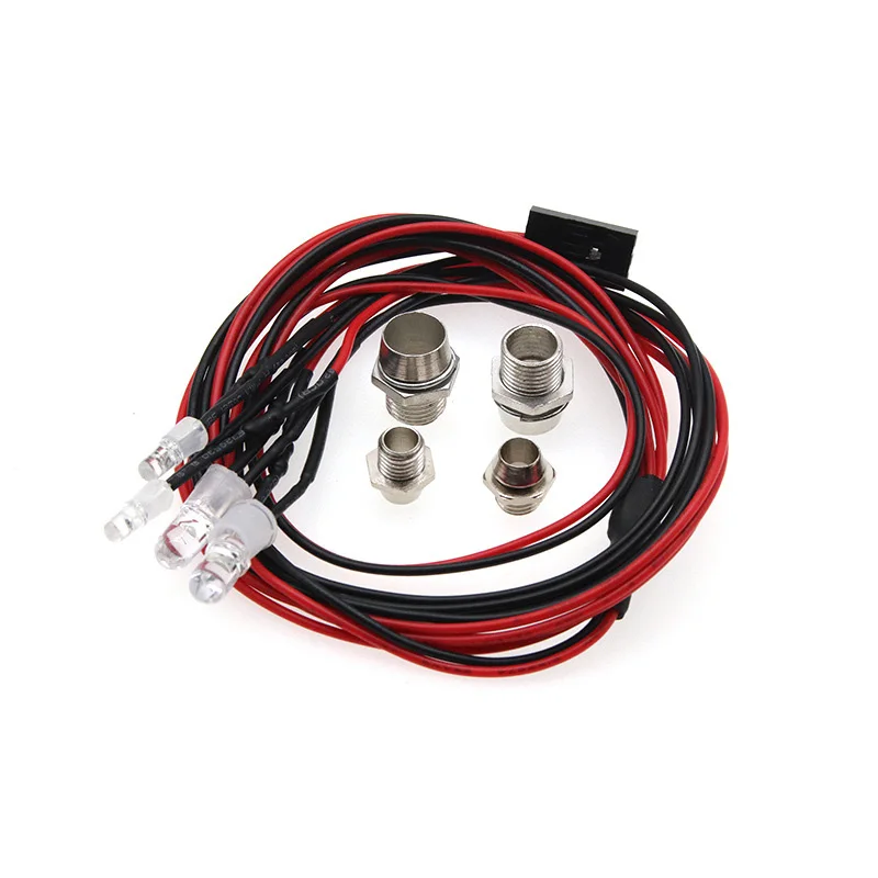 2/3/4/6/8 Lichter 70 cm Länge RC LED Nacht Scheinwerfer Scheinwerfer 3/5mm LED Licht für Modell Drift Crawler Auto Für RC Auto – Detail 20