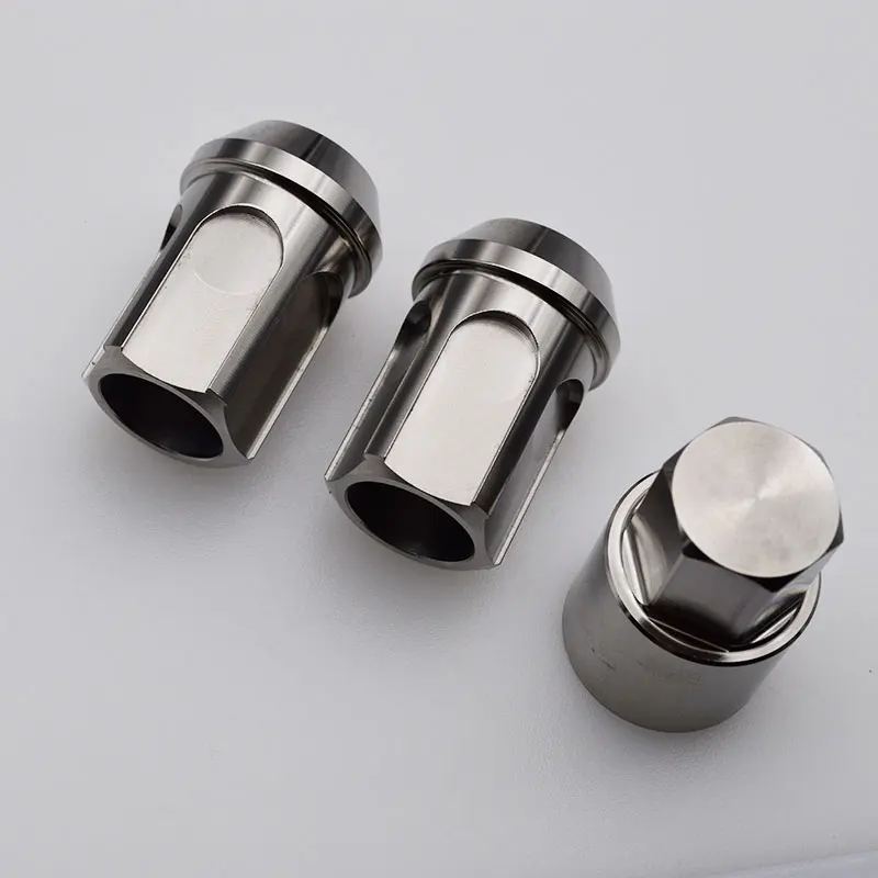 Jntitanti High Performance 60 Degree Cone Seat Open End Anti-Theft Custom Gr.5 Titanium Alloy Lug Nut M14*1.5*35mm