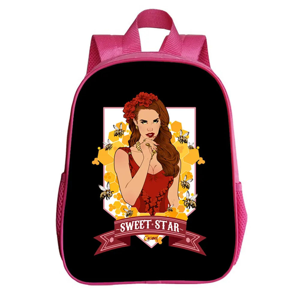 Lana Del Rey Sac zaino bambini 3D Cartoon 12 pollici borsa scuola materna zaino neonati ragazze bambini zaino Mochila