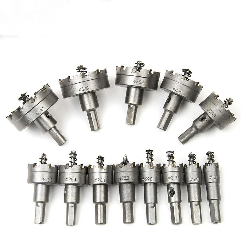 13 Piece Set of Hard Alloy Hole Opener Hss High Speed Steel Hole Opener Iron Plate Hole Opener Stainless Steel Hole Opener