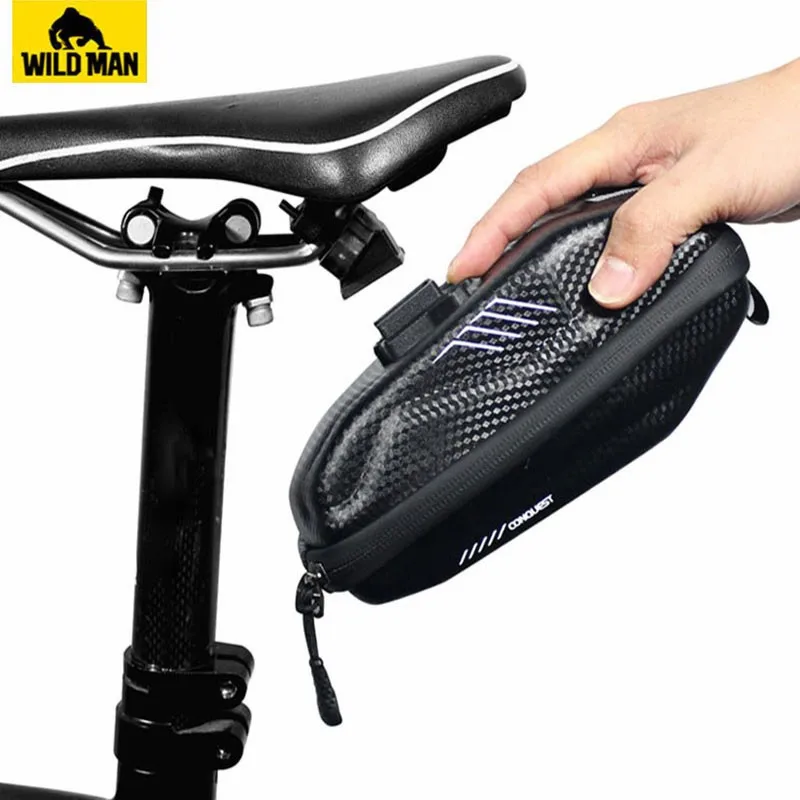 WILD MAN Road Cycling Bicycle Bag Rear Waterproof Bike Saddle Bag Mtb Panniers Sacoche Velo Reflective Accesorios Bicicleta