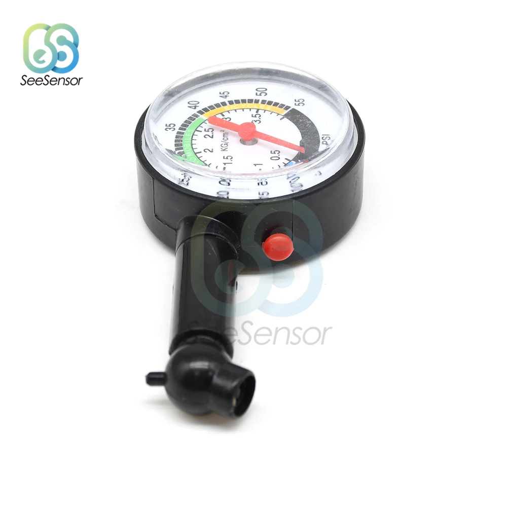 Car Tyre Tire Pressure Gauge For Car Auto Motorcycle Truck Bike Dial Meter Vehicle Tester Pressure Tyre Measurement Tool