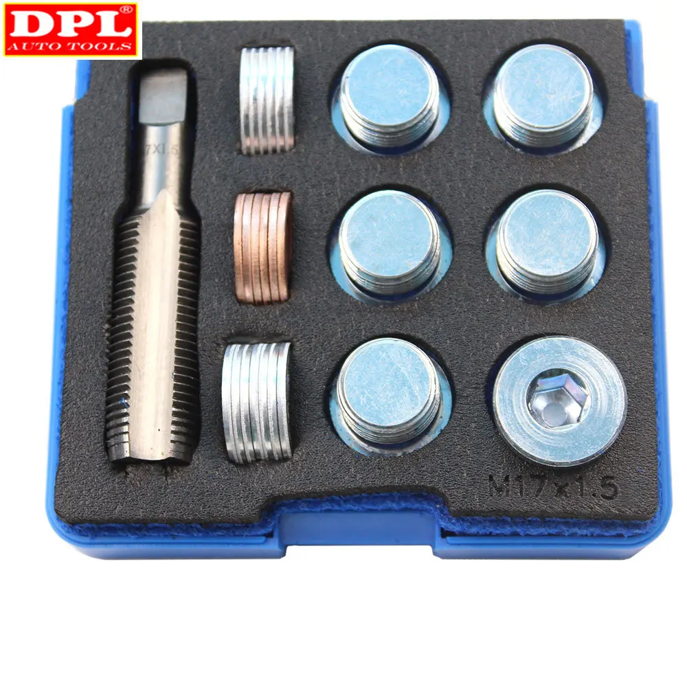 M13 x 1.25 to M22 x 1.5mm (pitch) Tap & Oil Drain Plug Screws Repair Bolt Select M13 M15 M17 M20 M22