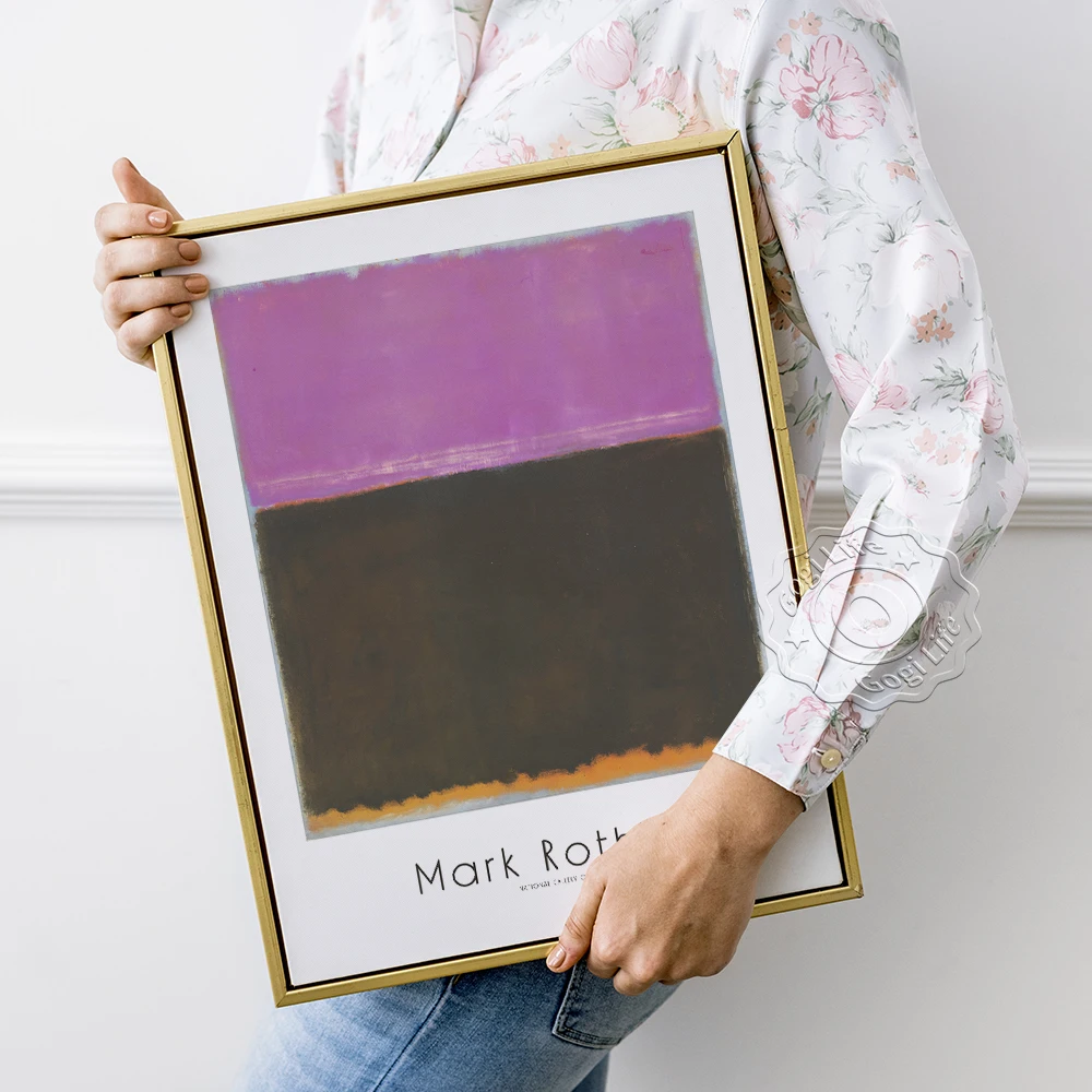 Mark Vintage Art Decor Wall Picture, Mark Rothko Abstract Wall Decor, Abstractionism Home Decor, Rothko Exhibition Museum Poster