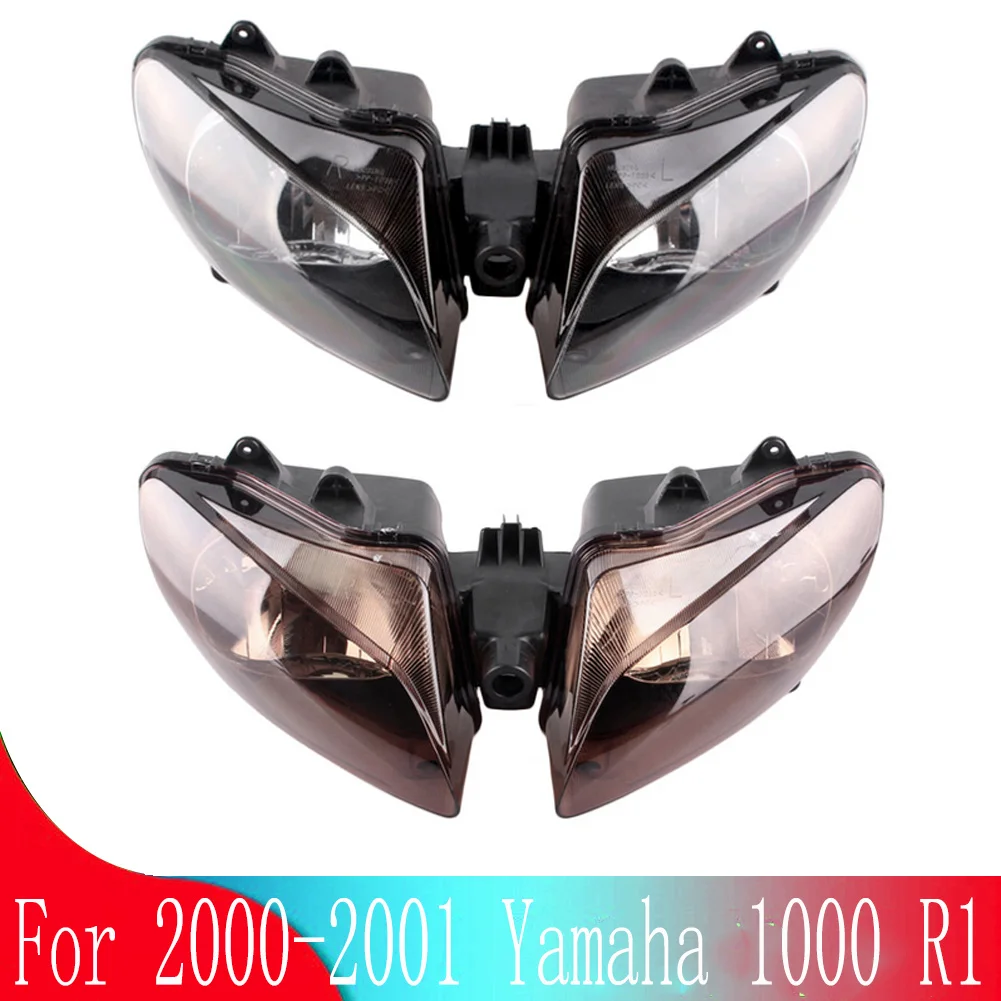 For Yamaha YZFR1 YZF R1 2000 2001 Cafe Racer Motorcycle Accessories Front Headlight Headlamp Head Light Lighting Lamp YZF-R1