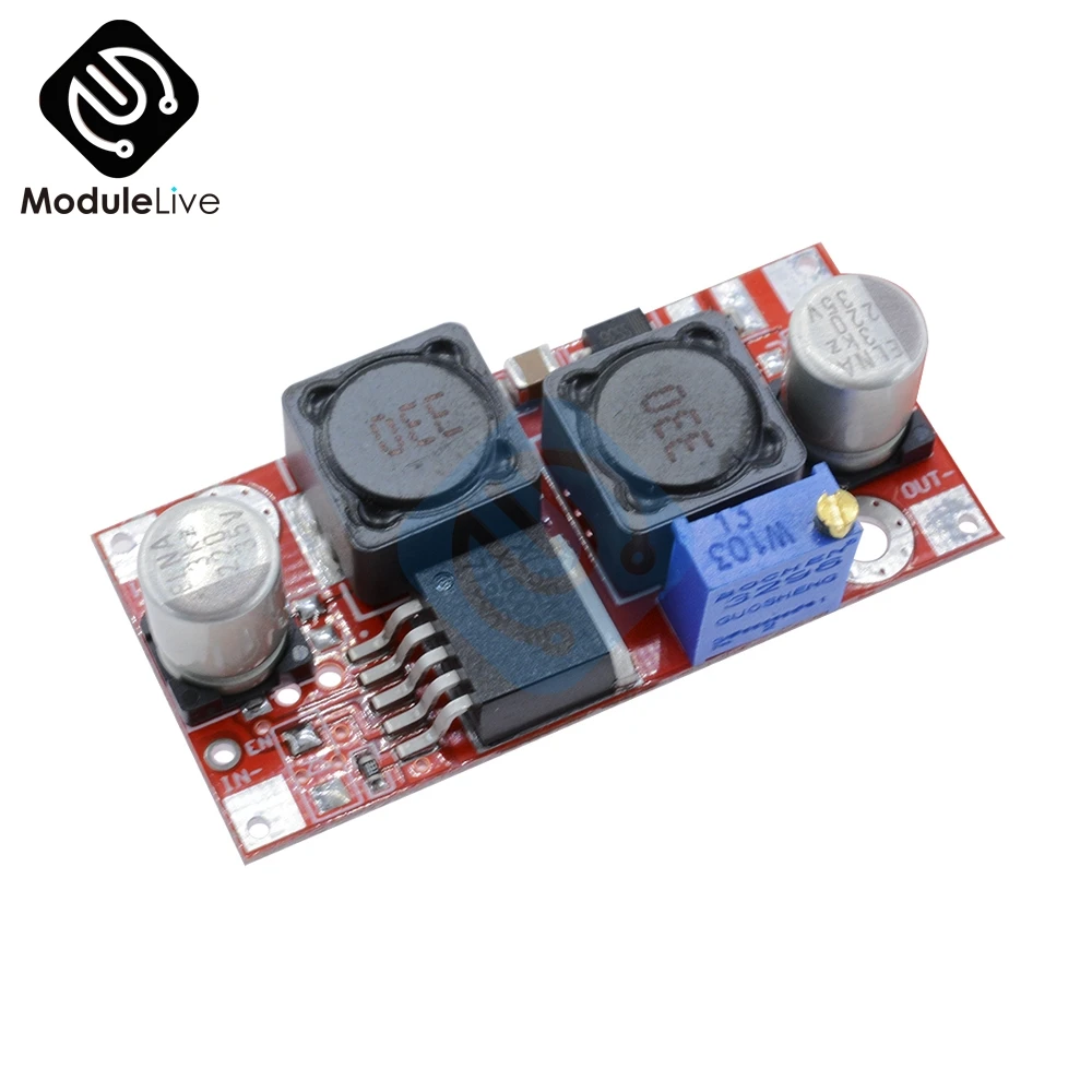 Diymore XL6019 DC-DC Auto Adjustable Buck Boost Module 5V-32V to 1.2V-35V Step Down Up Power Supply Module 12V 24V for Arduino