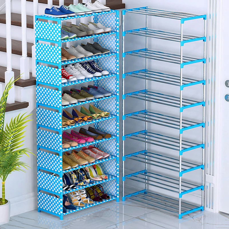 Muitilayer Shoe gabinete Thickened Iron Tube Shoe Organizer Rack Simple Assemble Shoe Rack Home Furniture Shoe Storage Cabinets