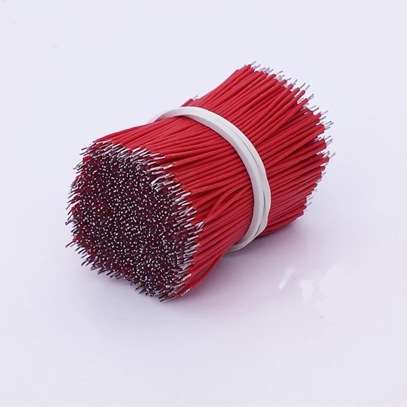 1000pc OD 1MM 28AWG solder wire electronic insulated Double Tinned Plate color wire cable jump wire for arduino