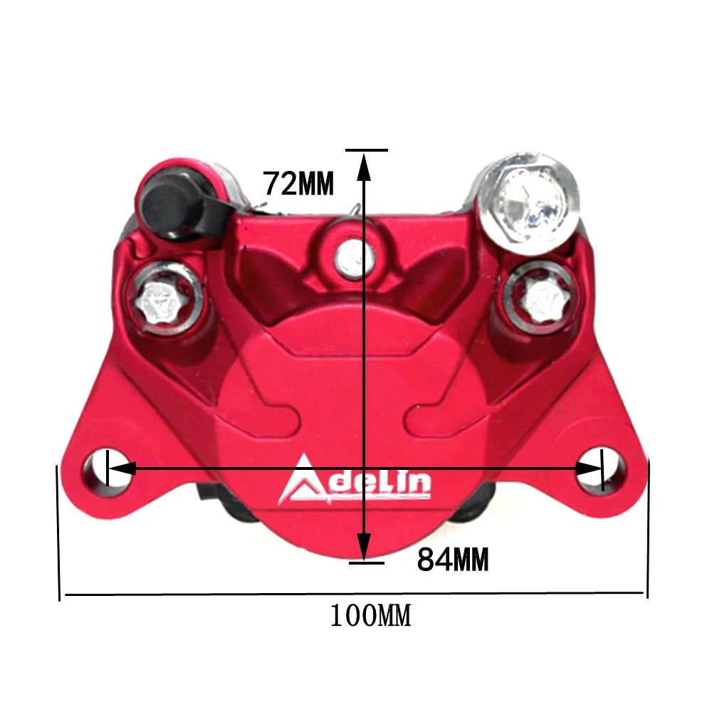Adelin ADL-17 motorcycle 34mm double piston Rear brake calipers 84mm mounting for Honda Yamaha Ducati Kawasaki Vespa RSZ Modify