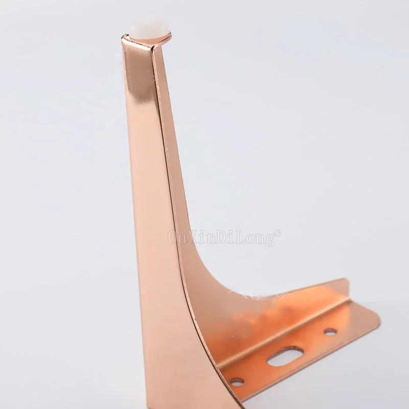 4PCS Height 10-17.5CM  Rose Gold Sofa Legs Coffee Table TV Cabinet Furniture Legs Trident Legs Hardware Parts GF204