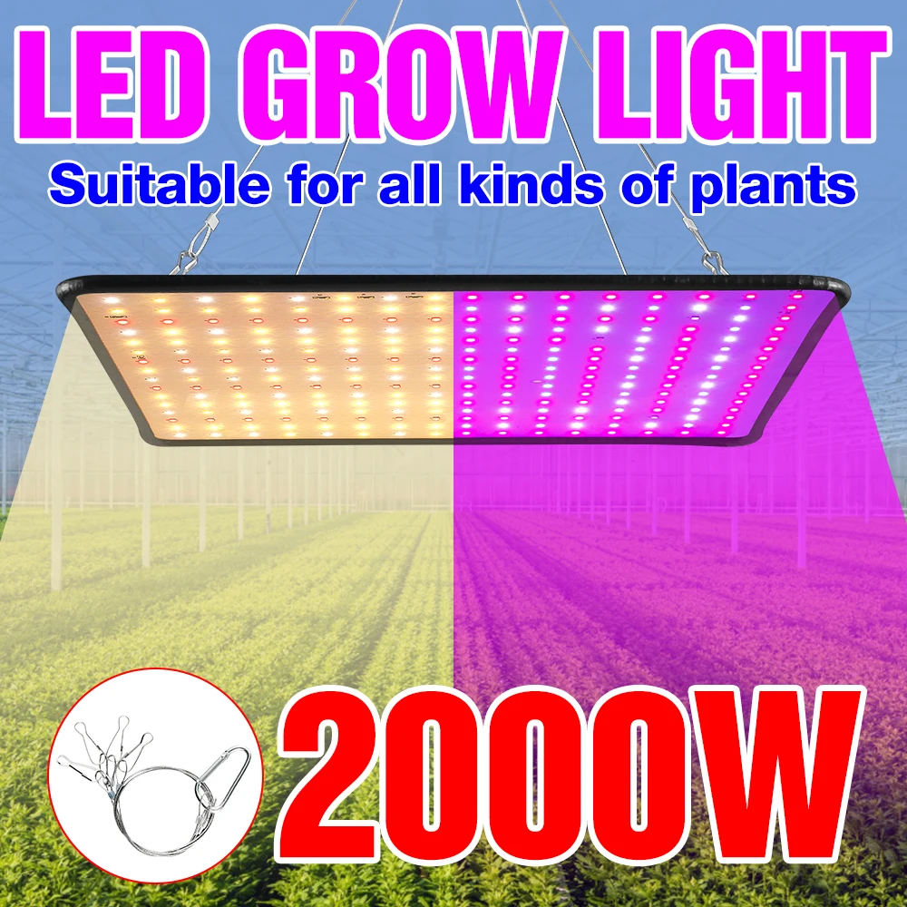 LED Plant Grow Light Full Spectrum Quantum Board Phytolamp Indoor Hydroponics serra tenda Grow Box lampada per la coltivazione di fiori