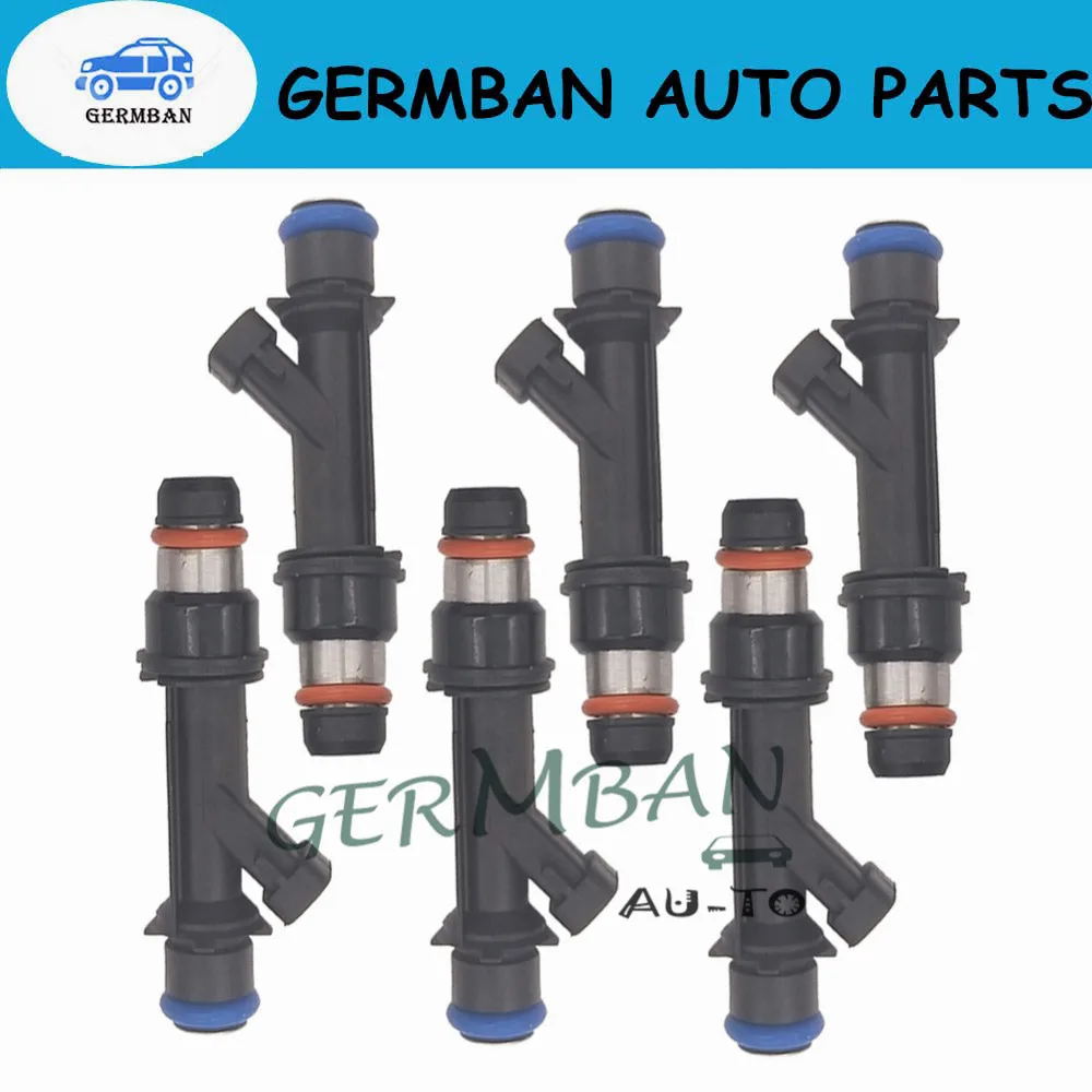 6Pcs 25317671 ,832-11178-E 4G1661 Fuel Injector For 2002-2004 Buick Chevy Oldsmobile GMC Envoy Isuzu 4.2L