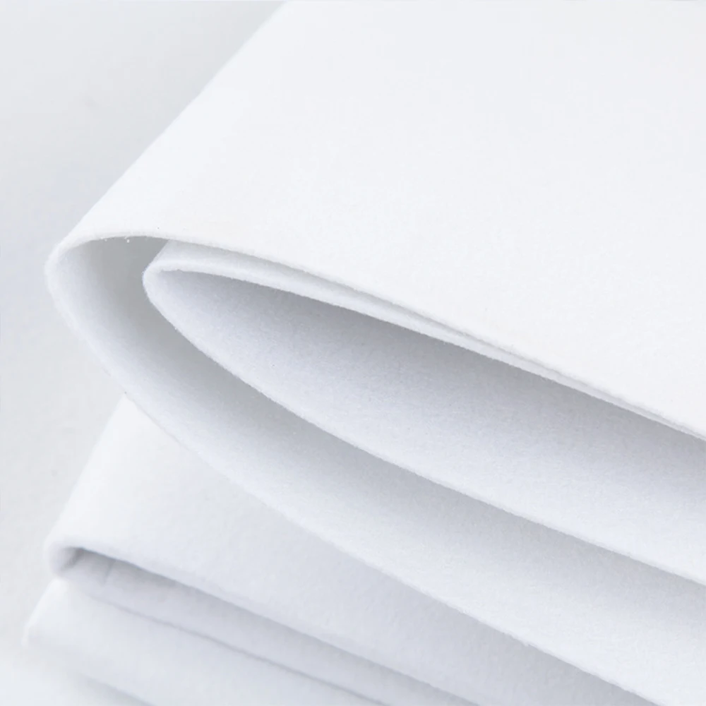 Teramila Lnterfacing Stoff 180 g selbstklebender Baumwollschlag, Creme, perfekt für Geldbörsen, Bastel-DIY-Projekte, 2 Meter/Lot – Detail 4