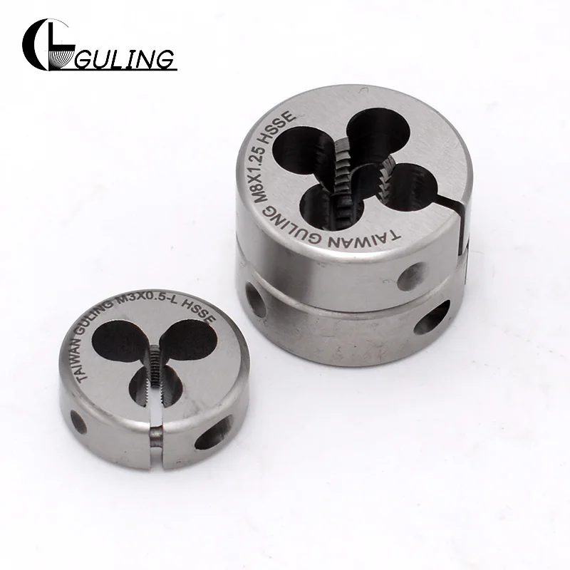 Метрические круглые штампы GULING M2x0.5 M3X0.7 M4X0.8