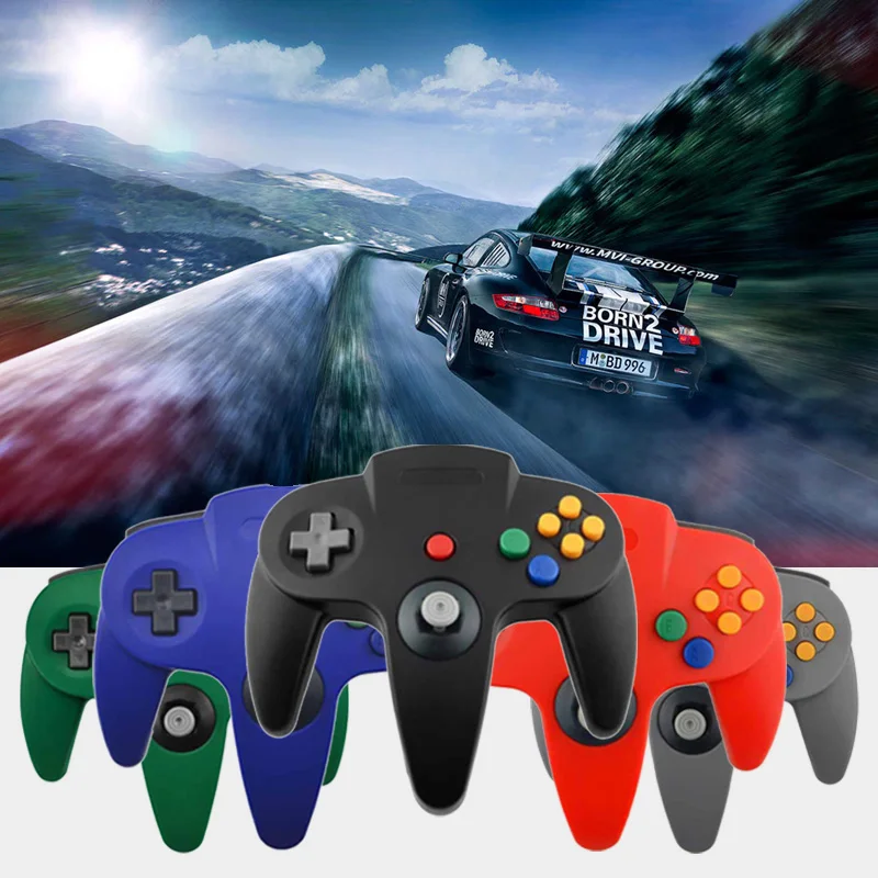 N64 Wired Controller For Nintendo 64 Console Games Joystick Gamepad Long Wired For Nintendo Gamepad Console Joystick Control