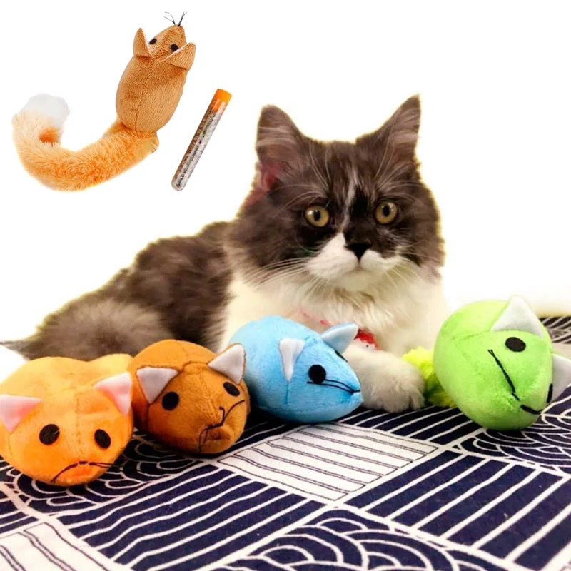 Catnip Long Tail Mouse Pet Cat Toy Plush Cat Toys for Dogs Ketten Kedi Supplies Mascotas Accessories for Pets Zabawki Dla Kota