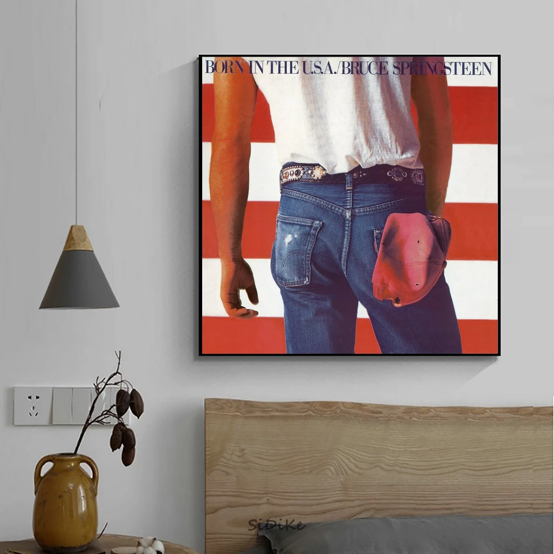 Bruce Springsteen Born In The Usa Music Album Poster Wall Painting Decoration (No Frame)