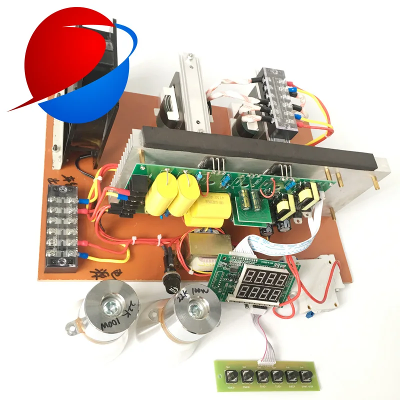 

UCE Product 28khz 2400W Economy Type sweep frequency ultrasonic signal generator PCB with 24PCS 100W transducer