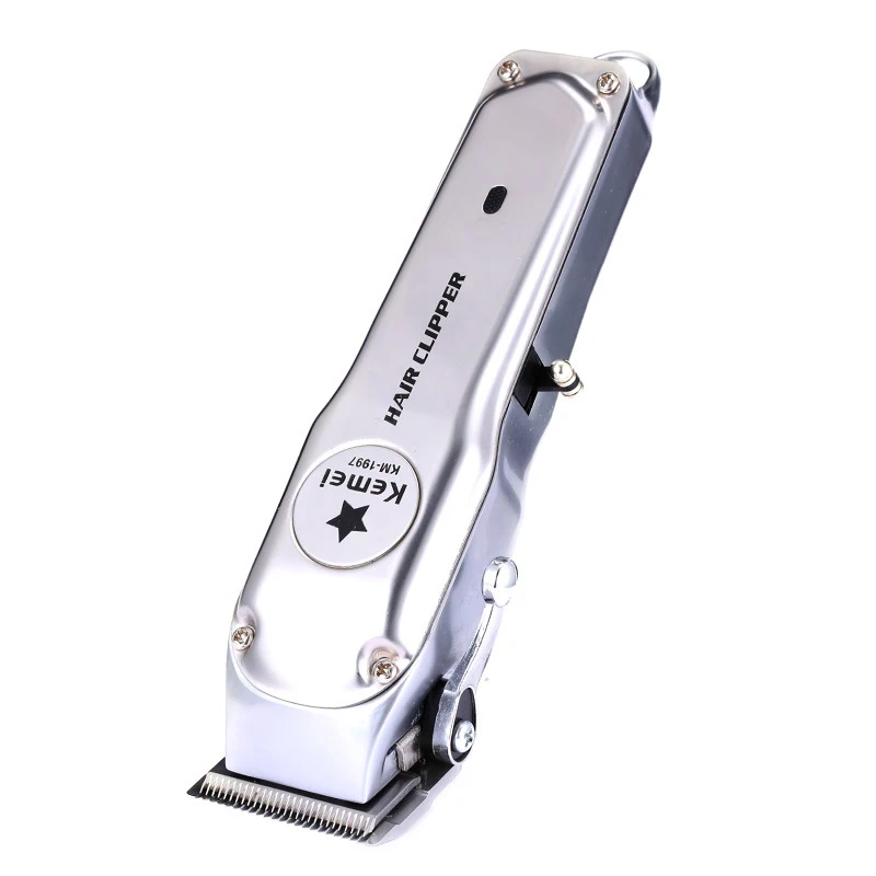 Powerful Cordless Kamei Hair Clipper Kemei Kmei Wireless Kemel Metal Barbera Electric Trimmer Cutting Machine for Barbershop Men