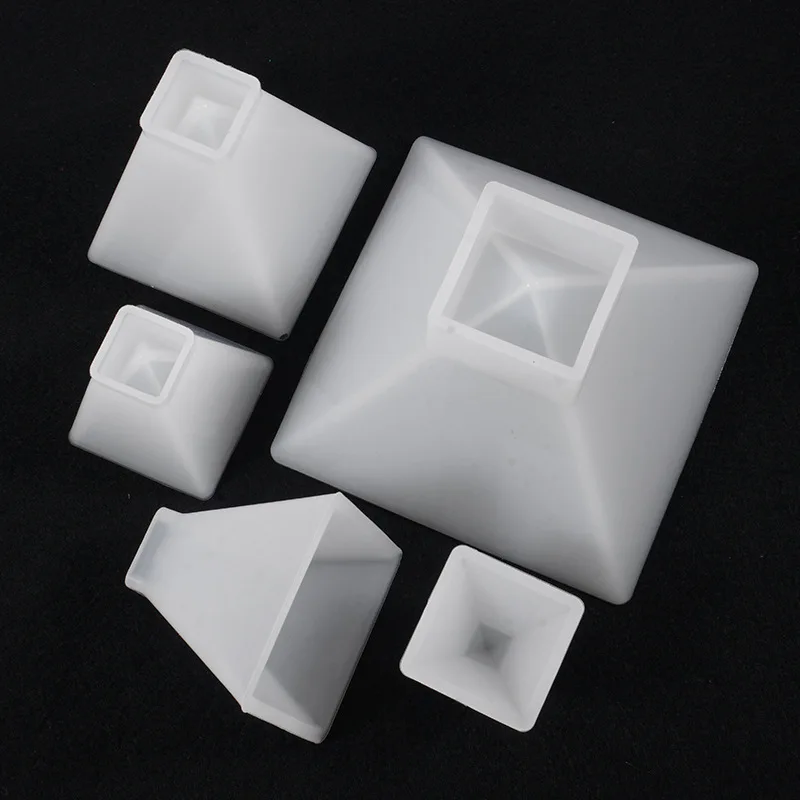 Cubic Pyramid Pyramid Silicone Mold For DIY Crystal UV Epoxy Home Decoration Tools for Resin