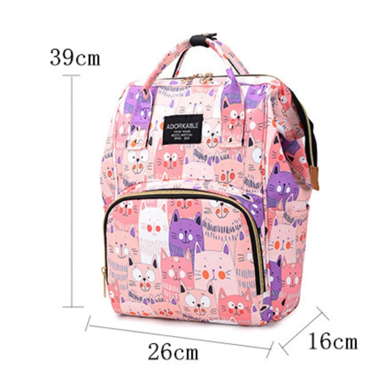 Bolsa de pañales de gran capacidad para mamá, mochila impermeable de viaje al aire libre, bolsa de maternidad para pañales de bebé, bolsa de viaje