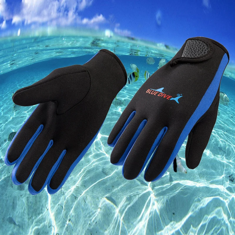 1.5mm Neoprene Skid-proof Diving Gloves Warm Non-slip Diving Surfing Snorkeling Kayaking Swimming Gloves Diving Equipment