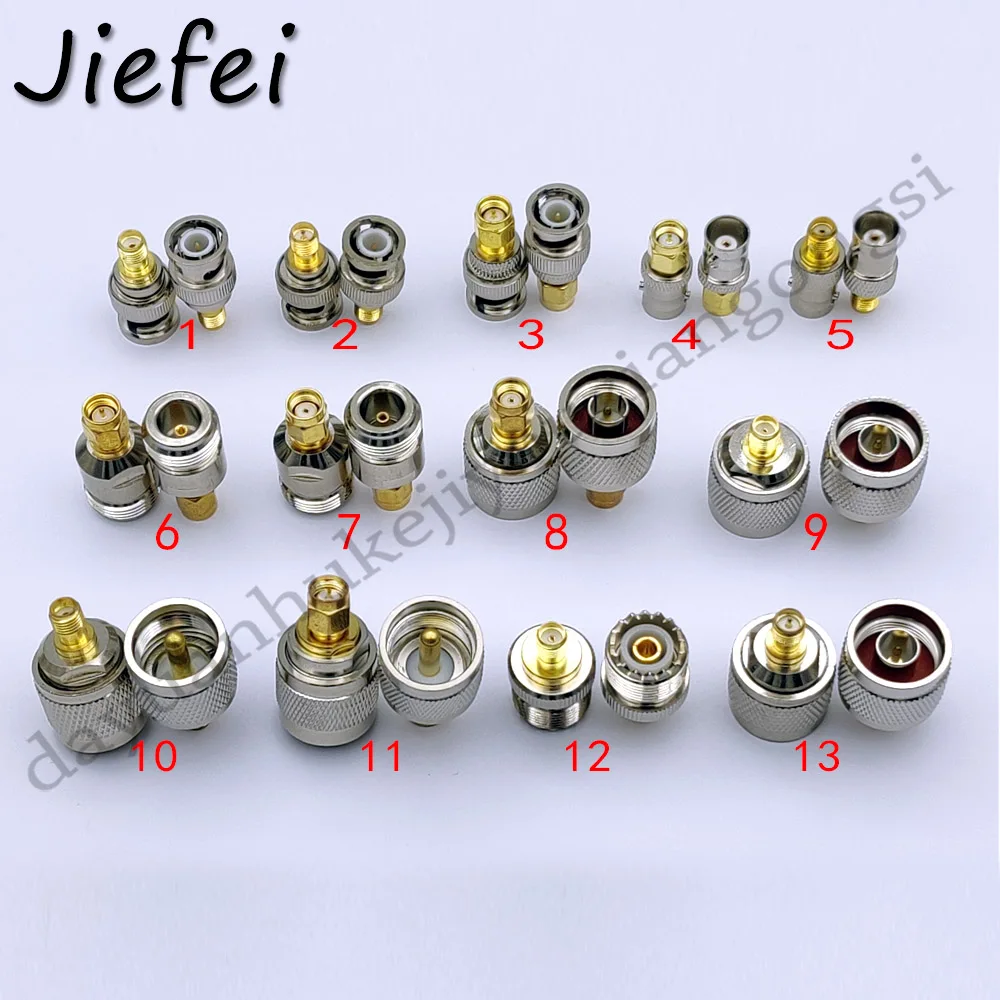 

30Pcs 13 type ( RP ) SMA female or male plug to N UHF SO239 PL259 BNC male / female connector RF adapter