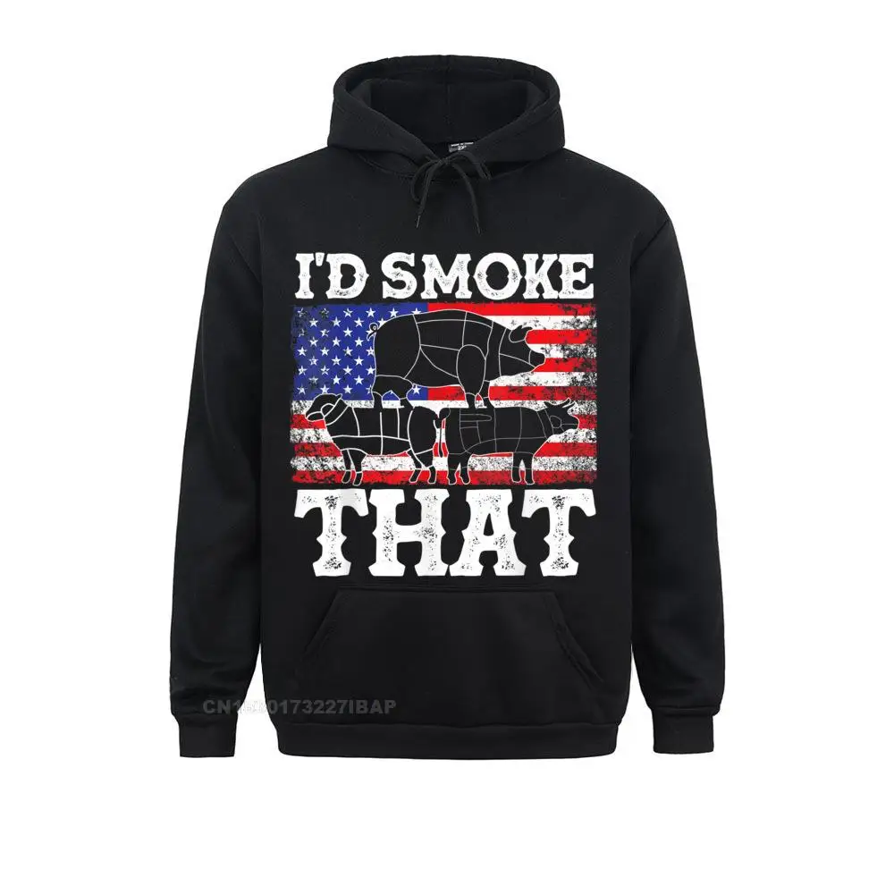 Funny Barbecue Id Smoke That Patriotic Grillmaster US BBQ Hoodie Sweatshirts Men comfortable Hoodies Coupons Lovers Day Clothes