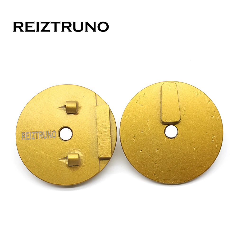 Reiztruno 2*1/4PCD Diamond Grinding Disc Grinding Sepatu untuk Lantai Beton Epoxy Coating Removal