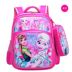 Zaino da scuola per bambini congelato per bambini di grande capacità zaino da scuola per bambini Elsa e Anna Princess zainetto per ragazze