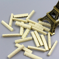 4pcs/lot Guitar String Pillow Musical Instruments Bone Nut For Electric Guitar Bone Nut Saddle Guitar Accessories White Black