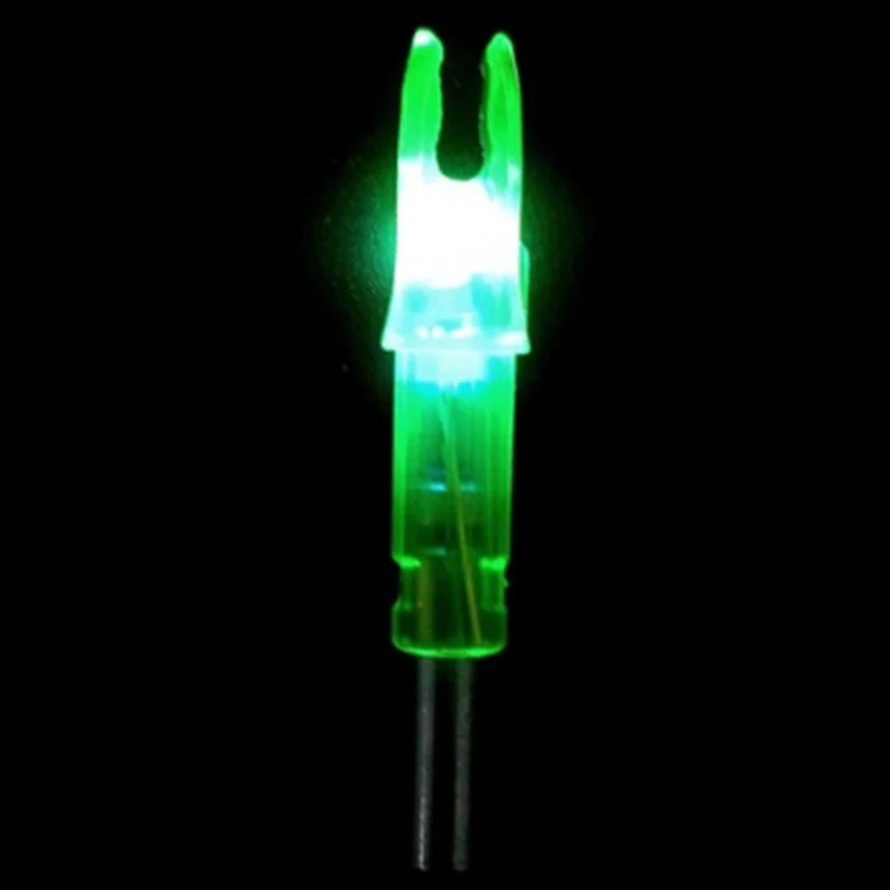 6.2mm Automatically Lighted Red Green Led Arrow Nock For Archery Hunting Shooting