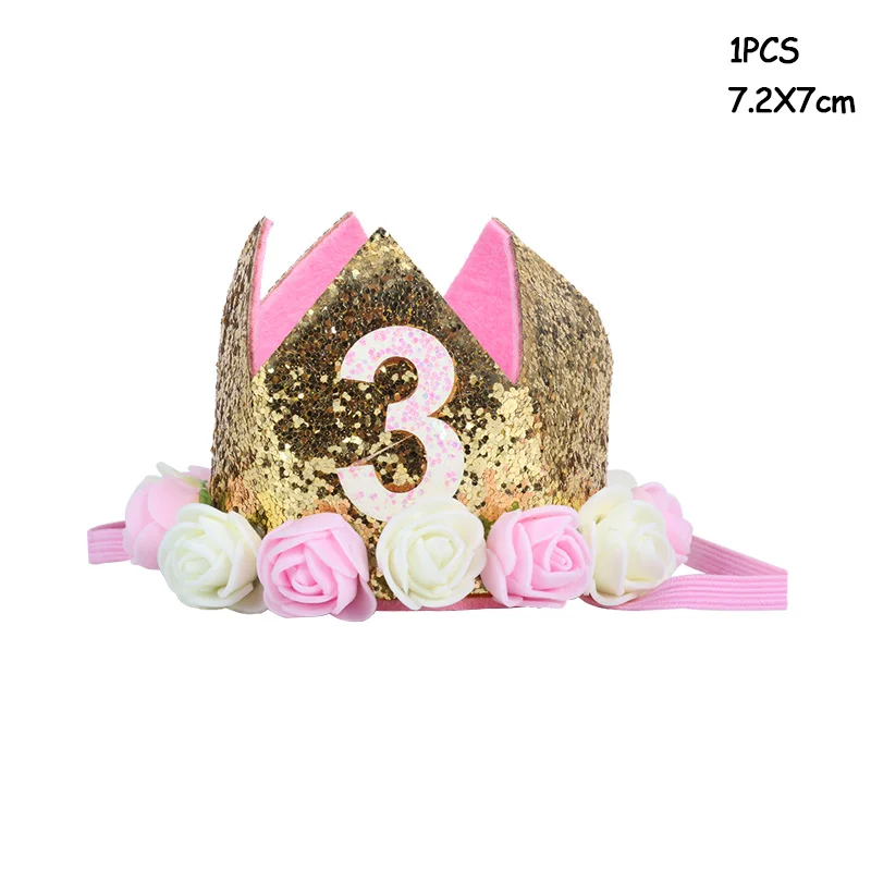 Baby Number One 1 2 3 Birthday Party Hat Wild One Birthday Crown Headband Baby Shower Hat Photo Prop 1st Birthday Party Decor