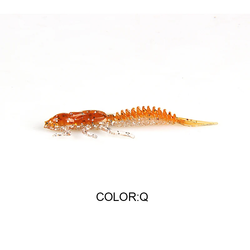 2019 neue Erreichen Weiche Köder Weiche Kunststoff Köder Larve 6 cm/5 cm Schwimmende Süßwasser Swimbaits Silikon Weichen Köder wurm Für Angeln